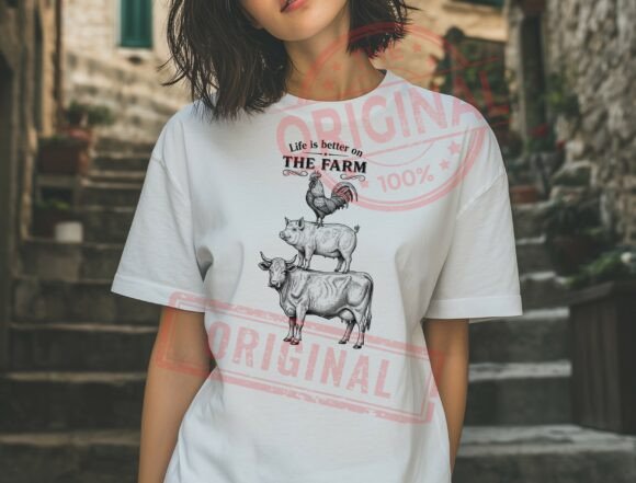Download Farm Life PNG, Cow Pig Rooster Png - Farm life png Collection