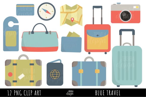 Download BLUE TRAVEL, VINTAGE LUGGAGE, LUGGAGE - Vintage luggage Collection
